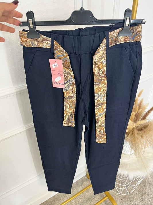 Pantalón elástico lazo
