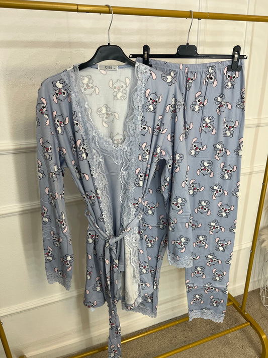 Pijama 3 piezas Stich