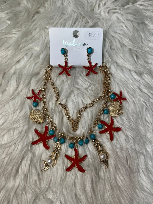 Collar con pendientes Hawai