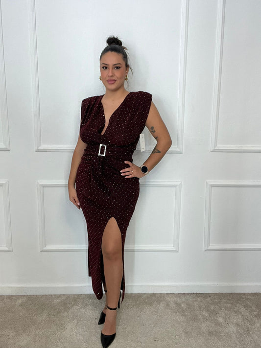 Vestido Naryis brillo