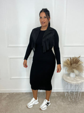 Vestido con chaleco