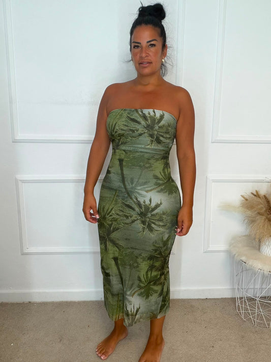Vestido Palmeras