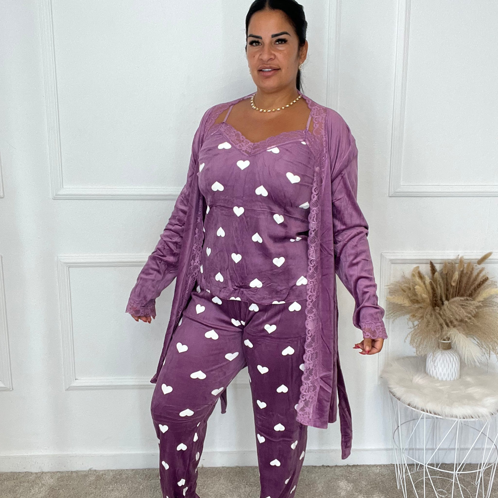 Pijama 3p corazón