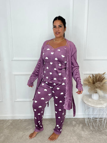 Pijama 3p corazón