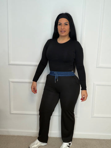 Pata chandal goma vaquera