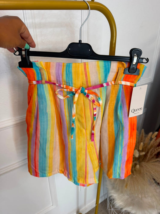 Pantalón corto Rayas