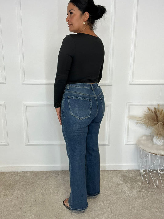 Pantalón vaquero Brillos 694