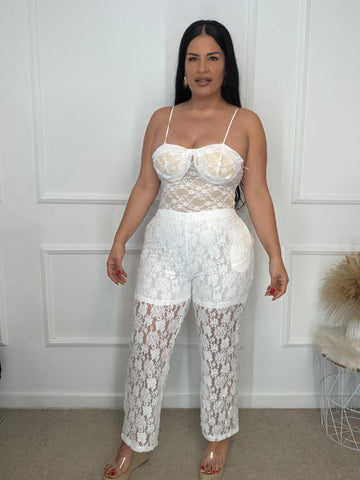 Pantalón encaje