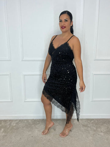 Vestido lencero Lente