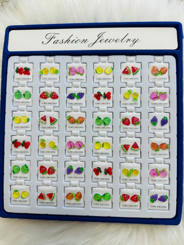 Pendientes Fruta 2