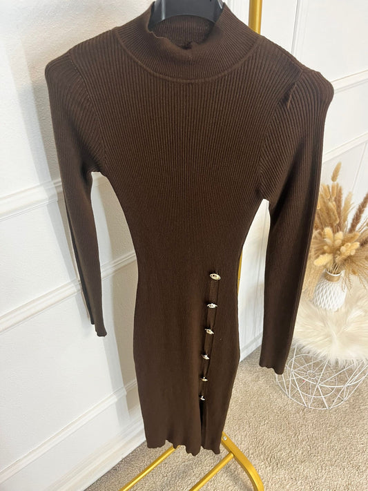 Vestido Punto Botones