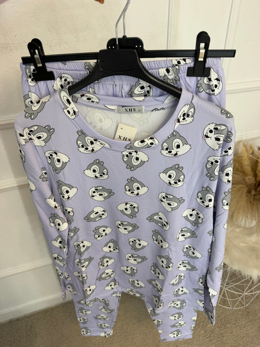 Pijama Ardilla afelpado