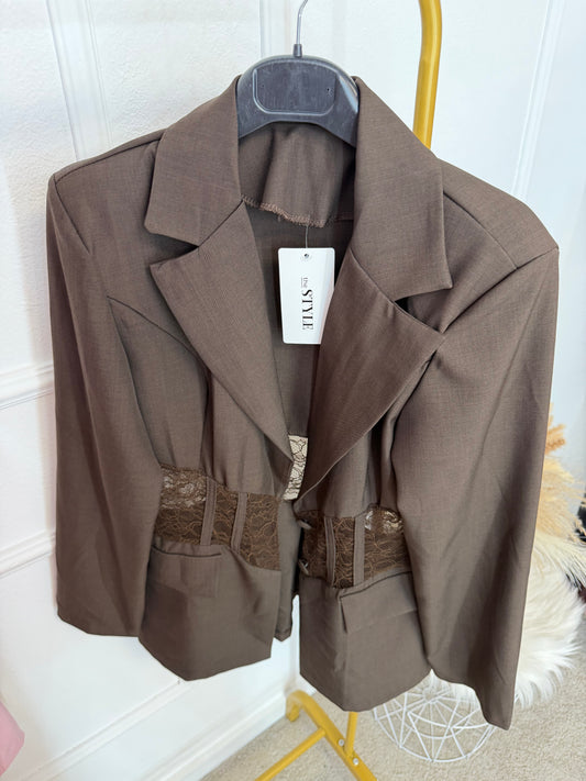 Blazer encaje nueva