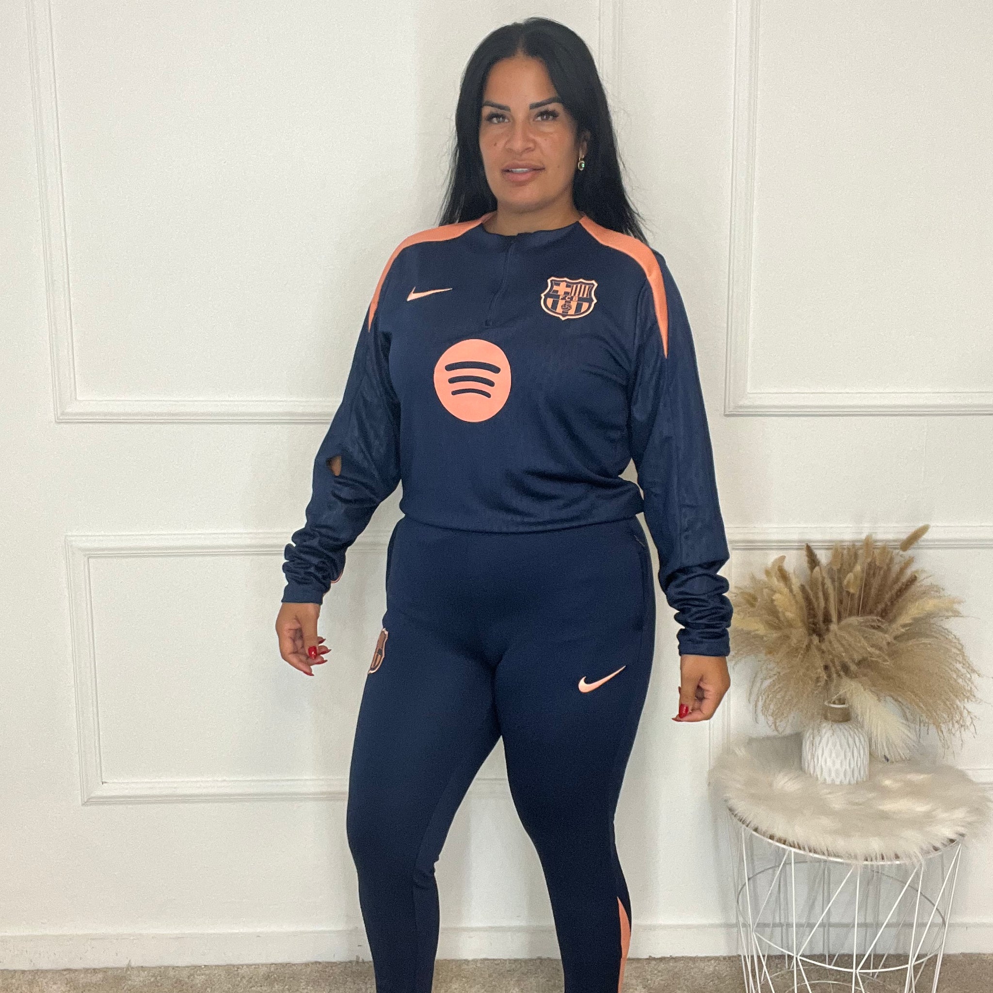 Chandal Barza azul/naranja