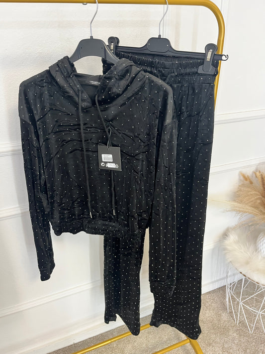 Chandal brillo terciopelo