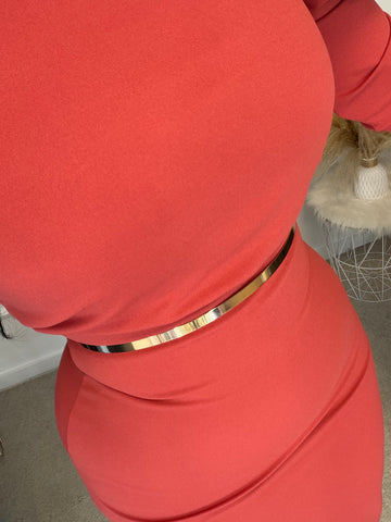 Cinturón rígido fino