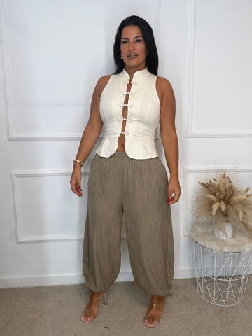 Pantalón Puño rayas