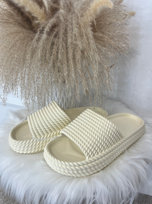 Chanclas trenza