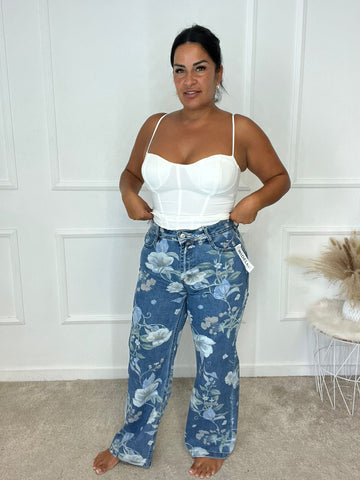 Pantalón vaquero Flor