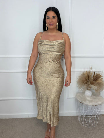Vestido raso Leo