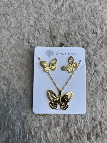 Conjunto collar Mariposa
