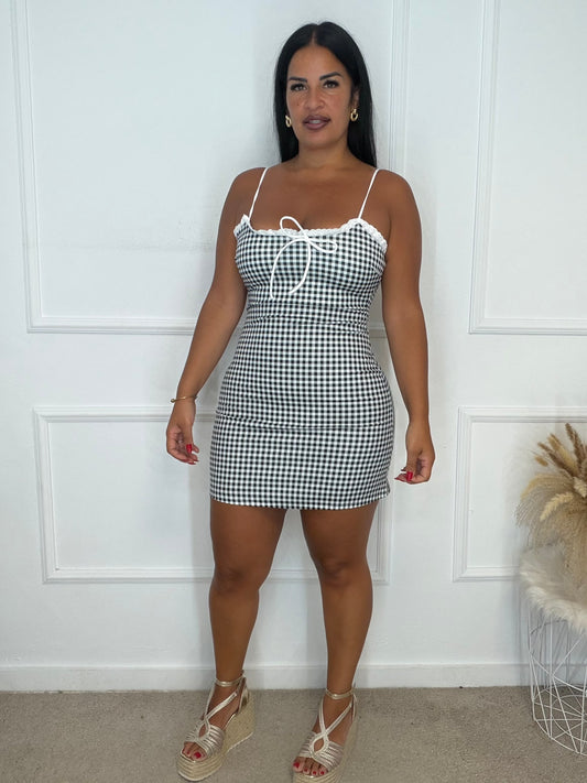 Vestido vichi corto