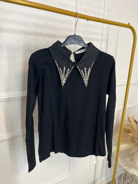 Camiseta pico brillo (R2775)