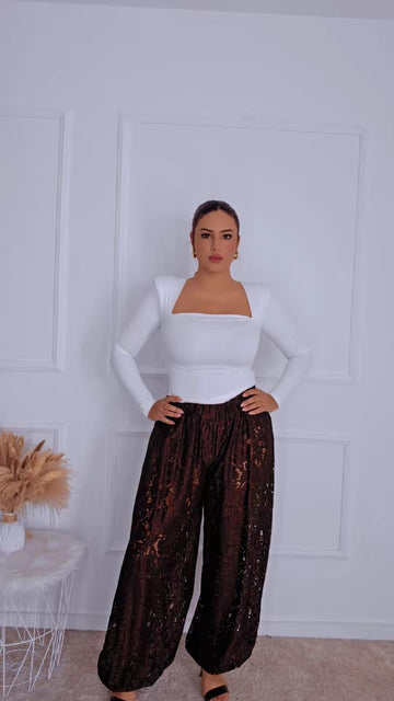 Pantalón Encaje