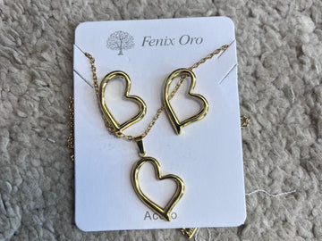 Conjunto collar Corazón