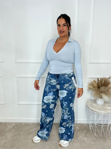 Pantalón vaquero Flor
