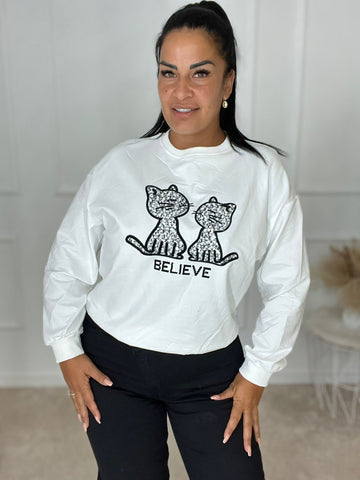 Sudadera Gato