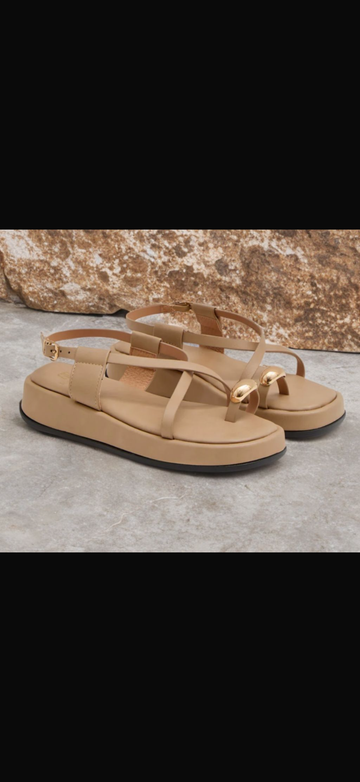 Sandalia Yolanda beige