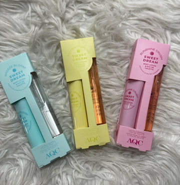 Loción corporal y perfume sol