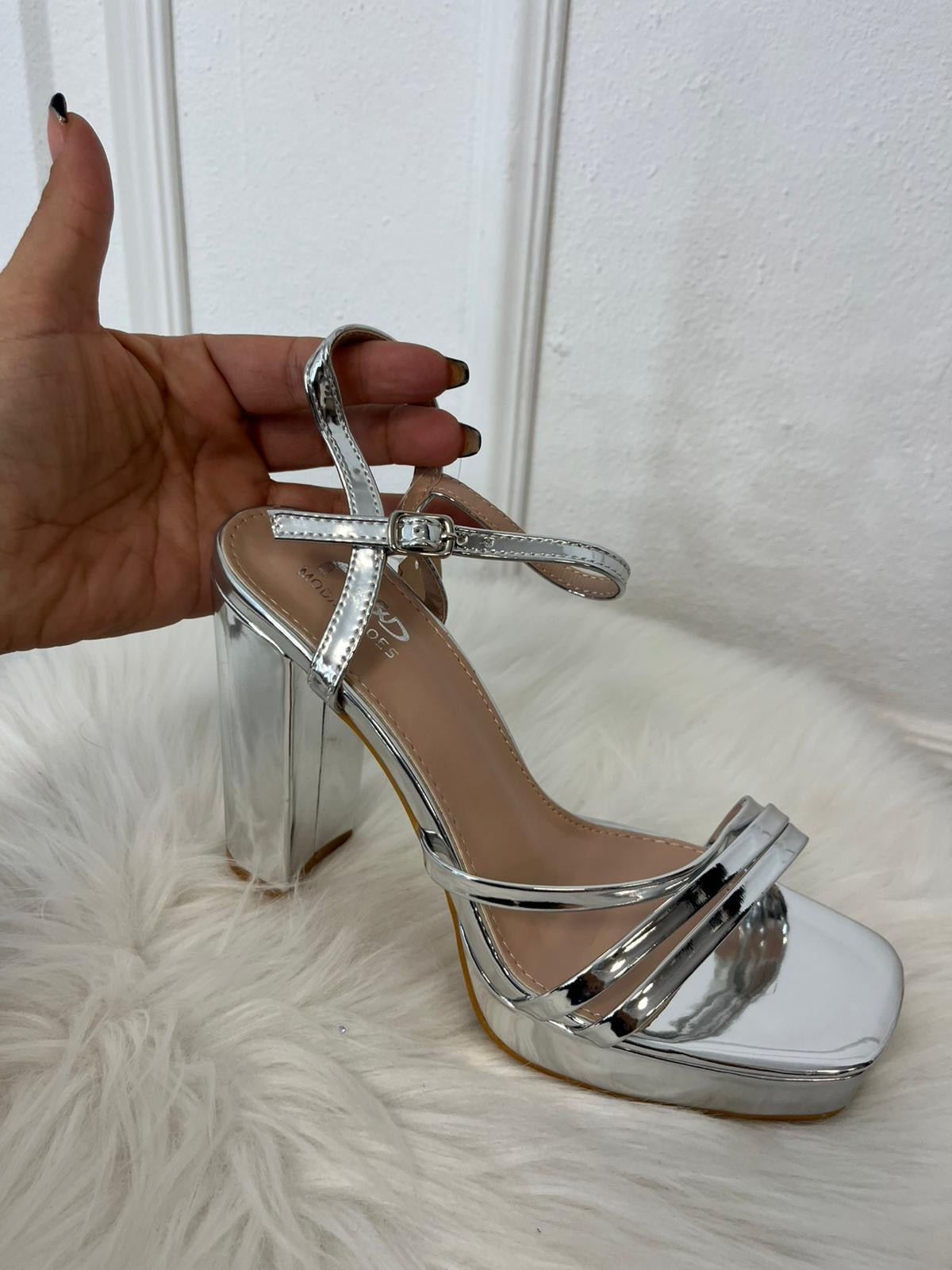 Tacón Plata (9079-7)