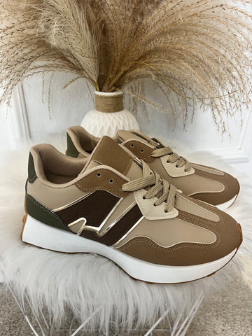 Tenis H75 Marrón/verde