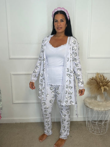 Pijama 3 piezas ardilla