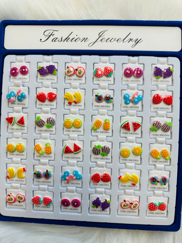 Pendientes Fruta 1