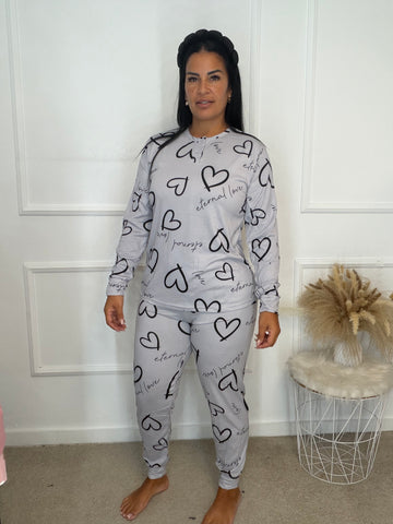 Pijama corazón