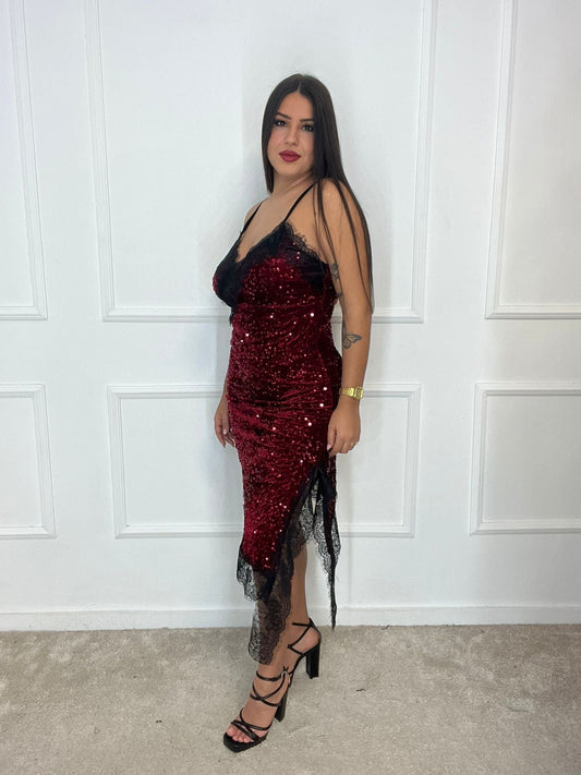 Vestido lencero Lente