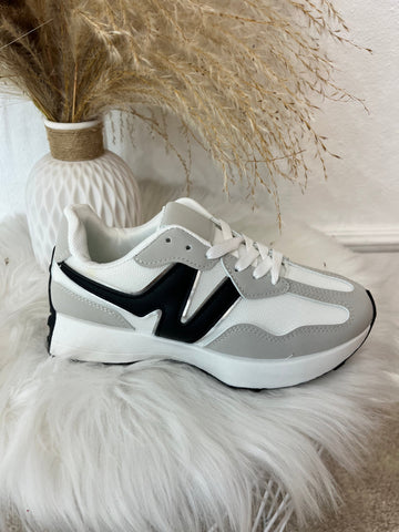 Tenis N. Blanco/gris