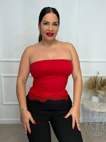 Top encaje