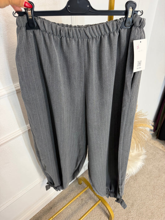 Pantalón rayas puño
