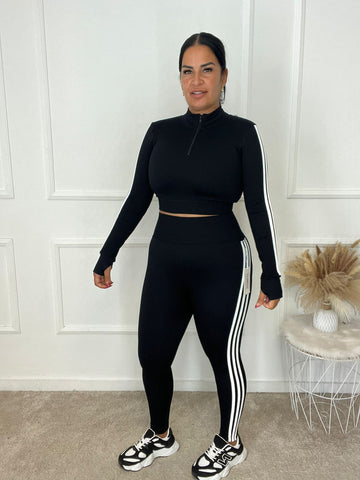 Conjunto Rayas Aqua (530)