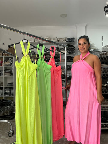 Vestido Estrella flúor