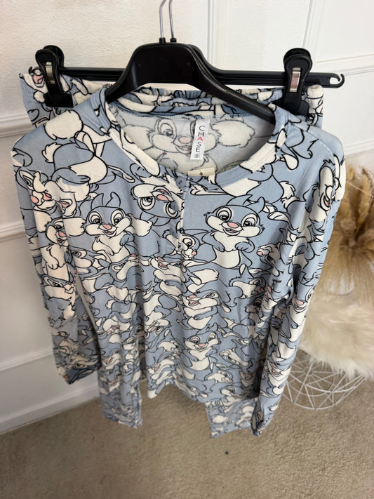Pijama Ardilla terciopelo