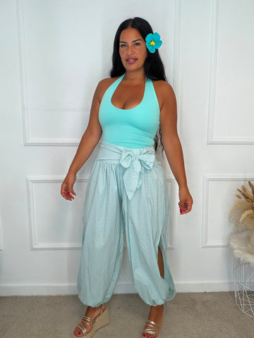 Pantalón Vichy lazo