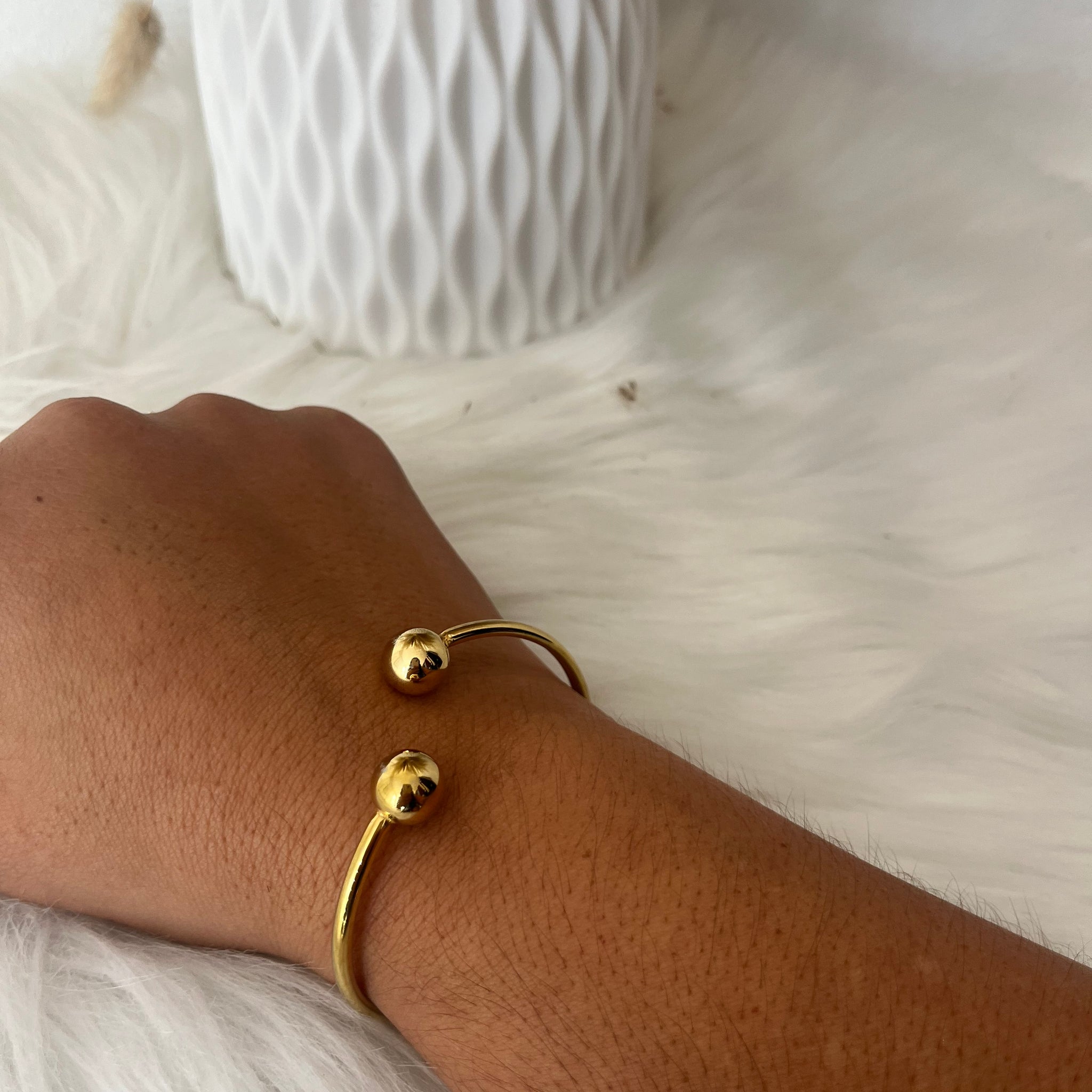 Pulsera bolas (acero)