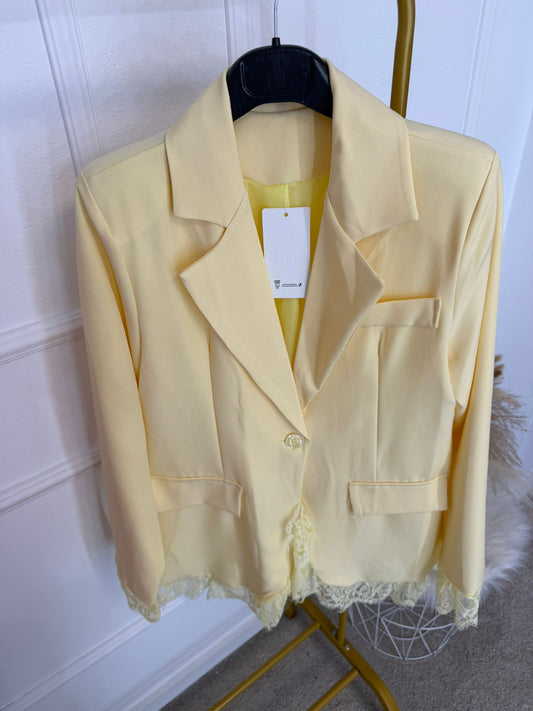 Blazer Encaje Over