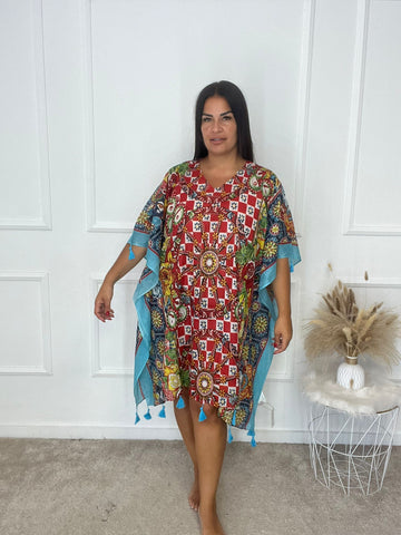 Vestido playero Tropical