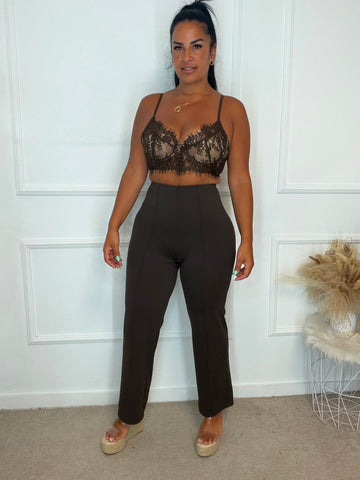 Pantalón Licra marrón (580)